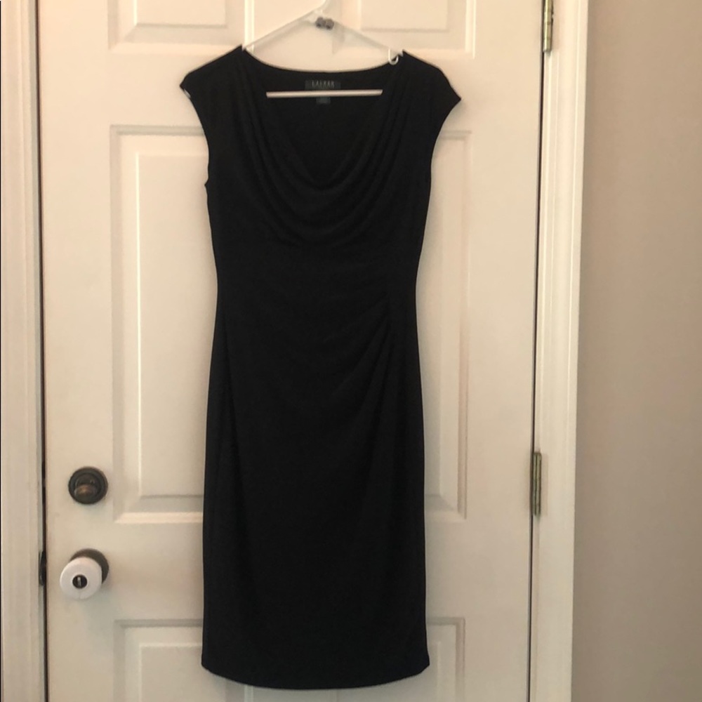 👗NWOT Ralph Lauren size 6 black sleeveless dress